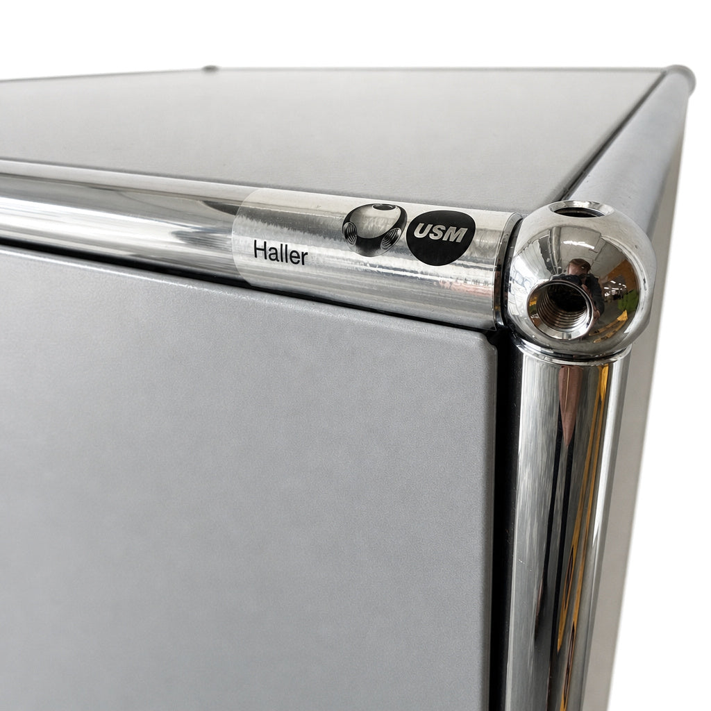 USM Haller 1x3 Mattsilber