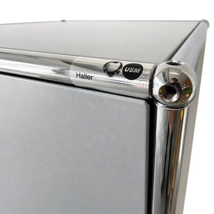 USM Haller 1x3 Mattsilber