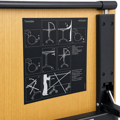 Wilkhahn Time Table Klapptisch Eiche