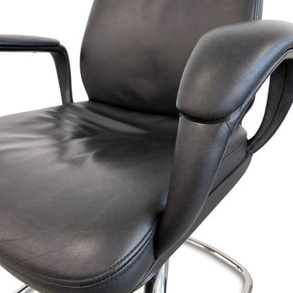 SITAG Freischwinger Leder schwarz