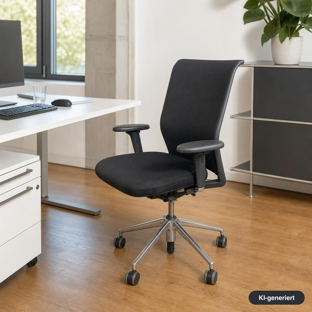 Vitra ID Mesh schwarz / Chrom