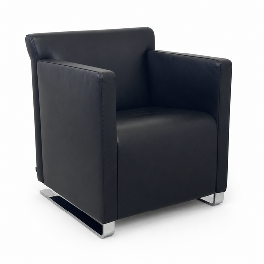 COR Quant Sessel Leder schwarz