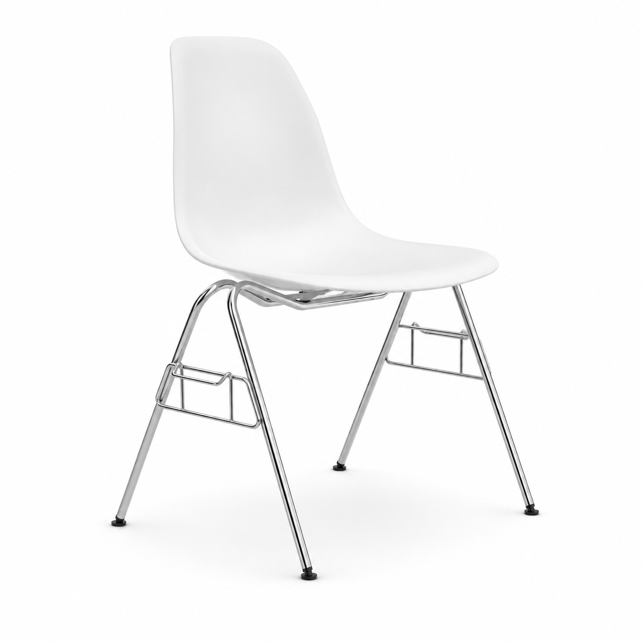 Vitra Eames Plastic Side Chair DSS weiß