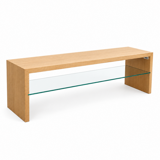 Lowboard Holz / Glas 160cm [AKTION -300€]
