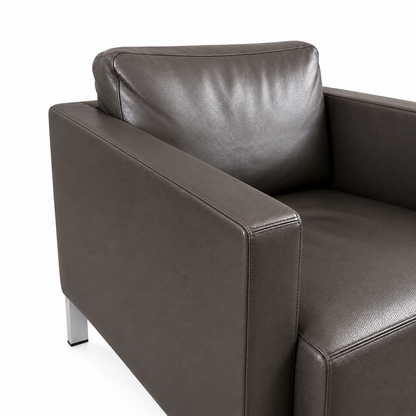 Walter Knoll Ledersessel Foster 500 dunkelbraun [AKTION -500€]