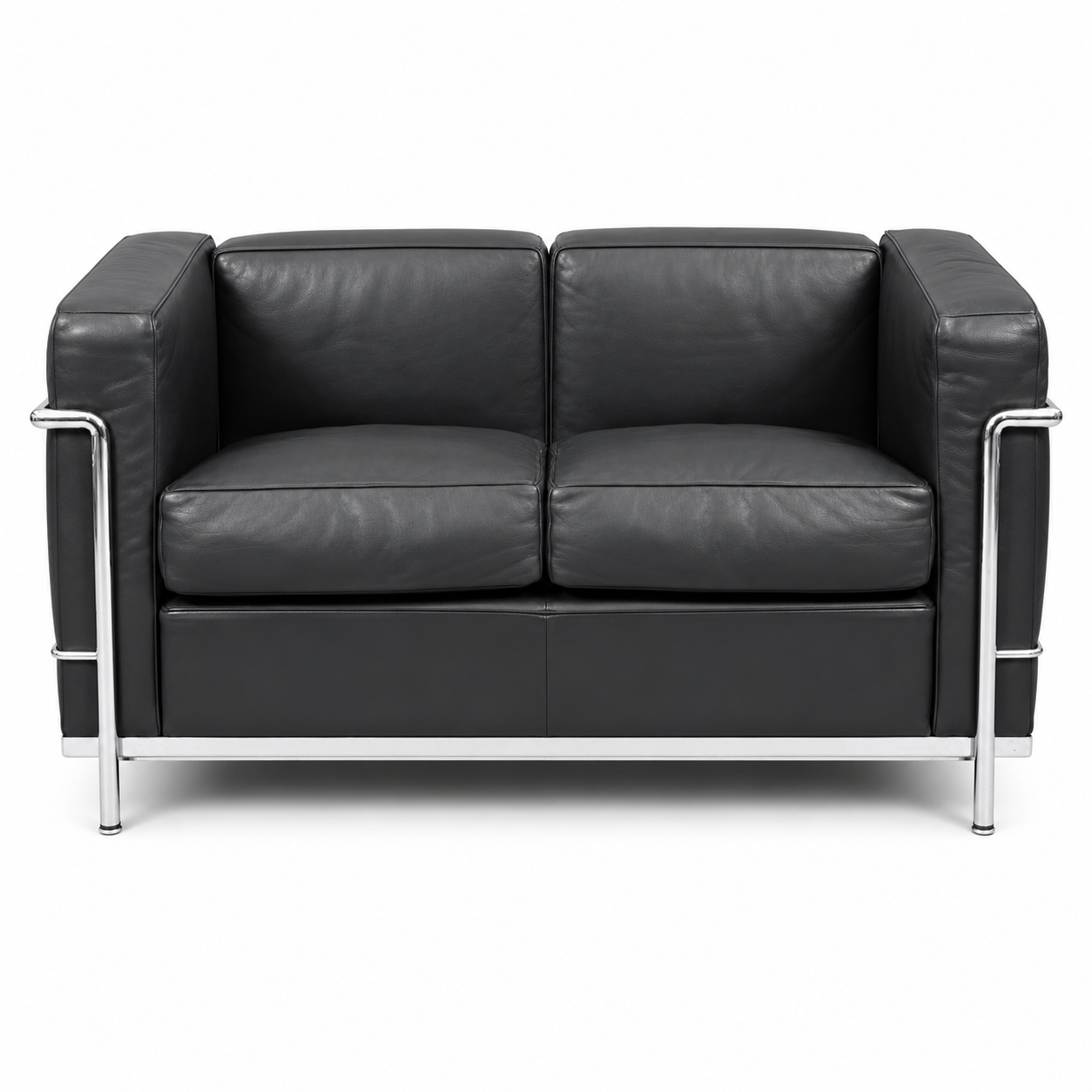Cassina LC2 2-Sitzer Leder anthrazit [AKTION -1.000€]