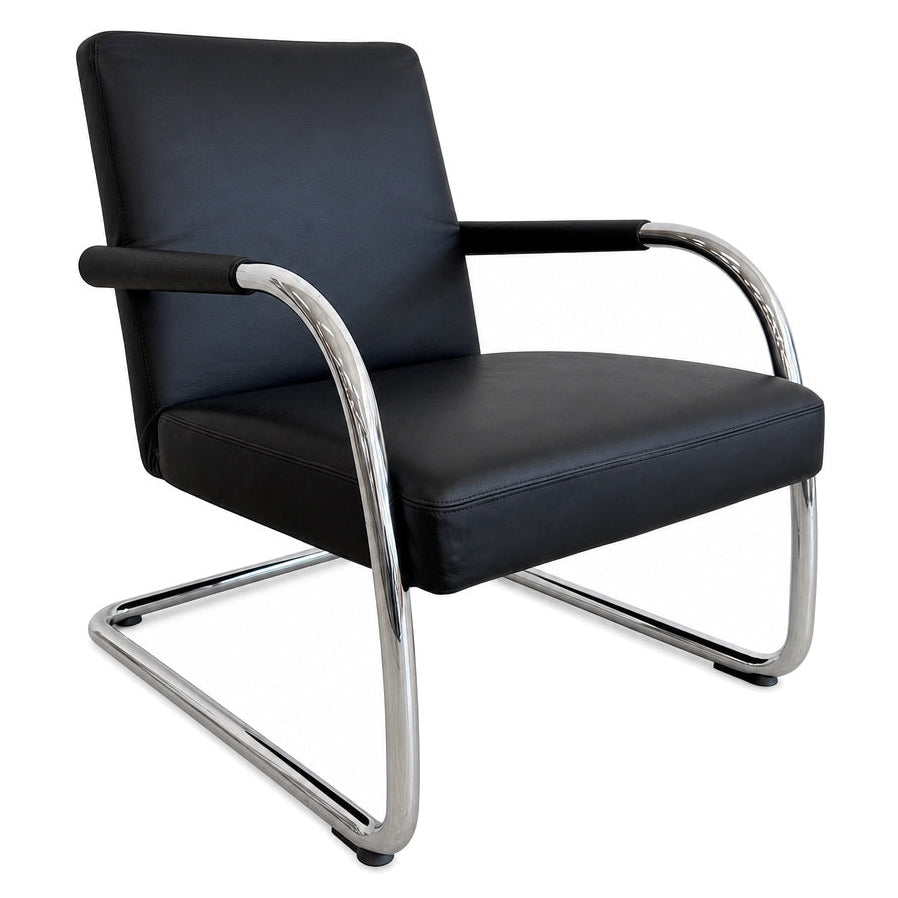 Vitra Visa Lounge Leder schwarz
