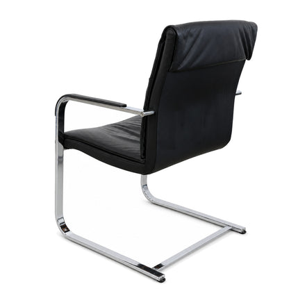 SITAG Freischwinger Leder schwarz
