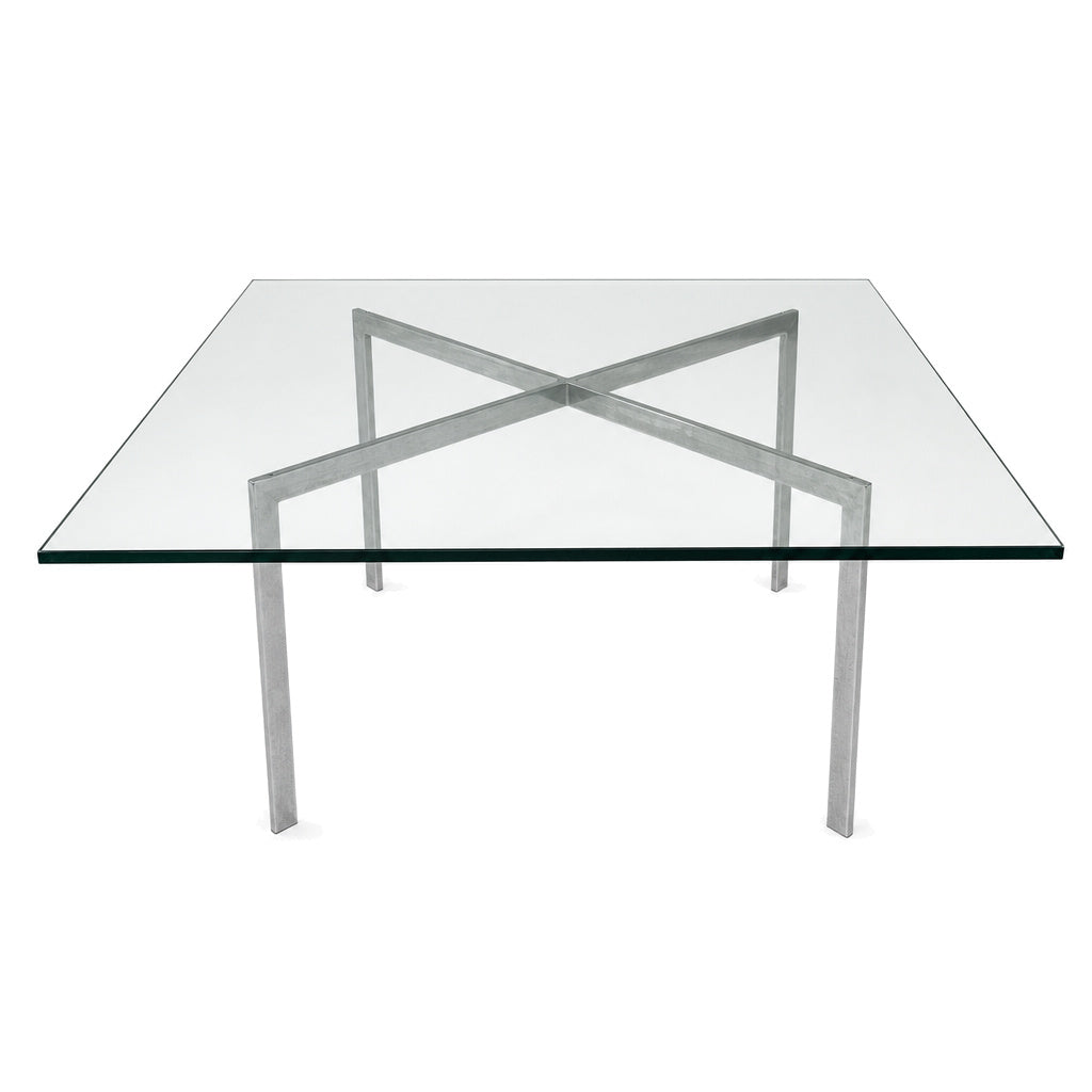 Knoll International Barcelona Couchtisch (neue Glasplatte)