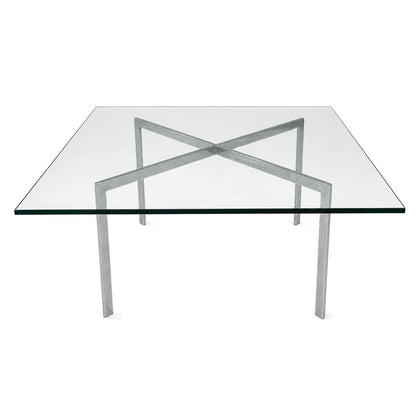 Knoll International Barcelona Couchtisch (neue Glasplatte)