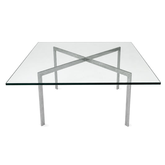 Knoll International Barcelona Couchtisch (neue Glasplatte)