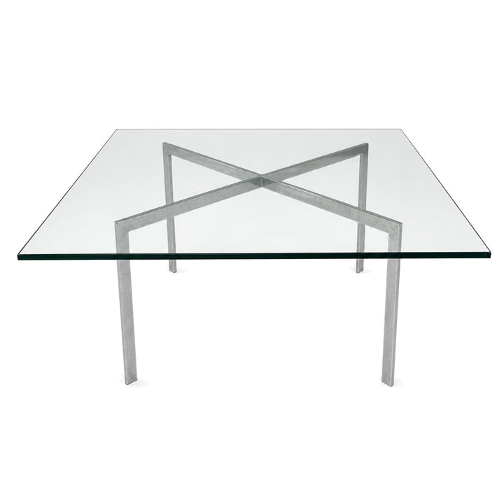 Knoll International Barcelona Couchtisch (neue Glasplatte)