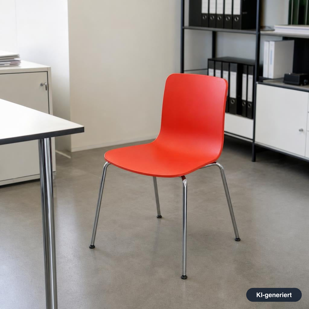Vitra HAL Schalenstuhl rot