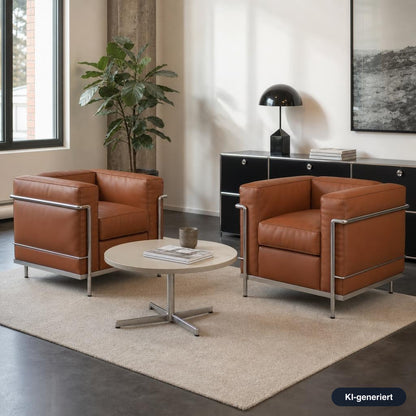 Cassina LC2 Sessel Leder Tabacco