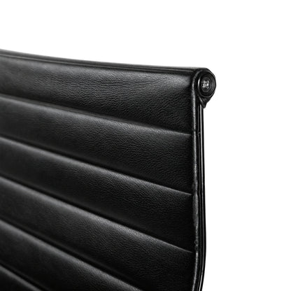 Vitra EA 119 Leder schwarz Alu
