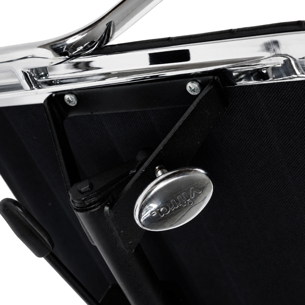 Vitra EA 119 Leder schwarz Alu