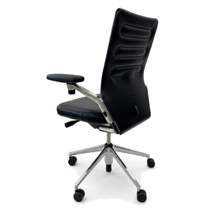 VItra AC4 Work Bürostuhl Leder schwarz