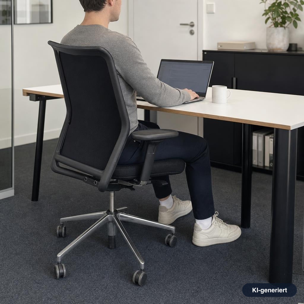 Vitra ID Mesh schwarz / Chrom