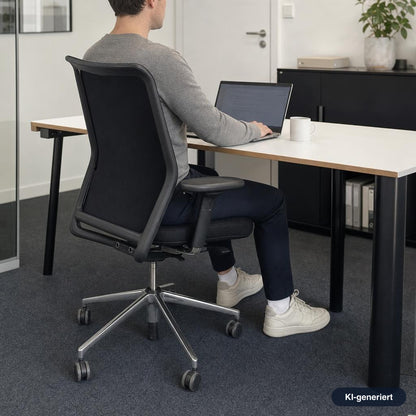 Vitra ID Mesh schwarz / Chrom