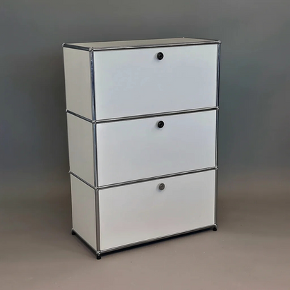 USM Haller Highboard 1x3 lichtgrau 3 Klappen