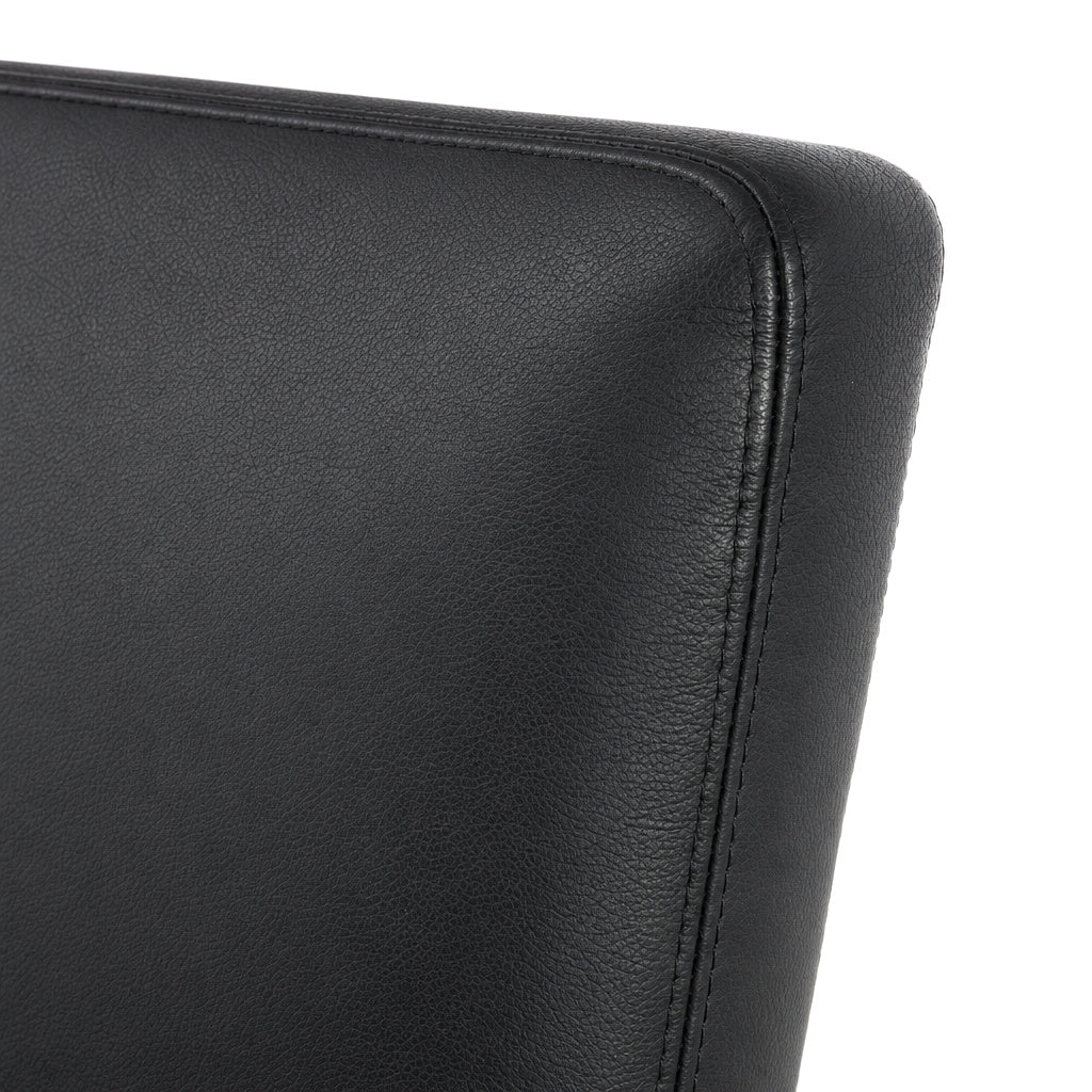 Vitra Visa Lounge Leder schwarz