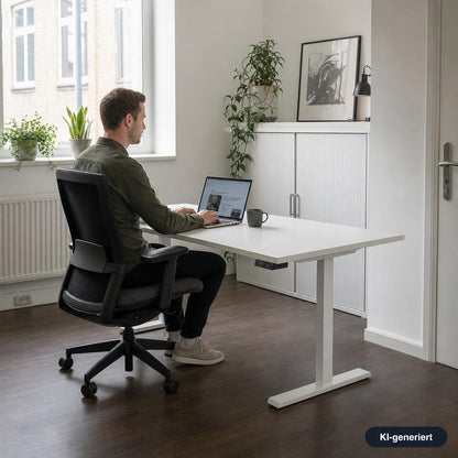 PAKET: 4x EHV-1 weiß (elektr. höhenverst.) 120x80cm