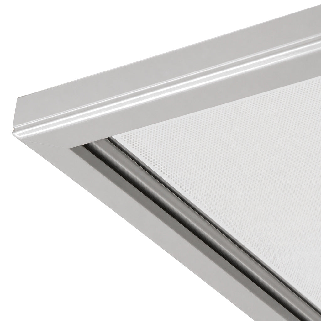 Lenorad LED Stehlampe silbergrau
