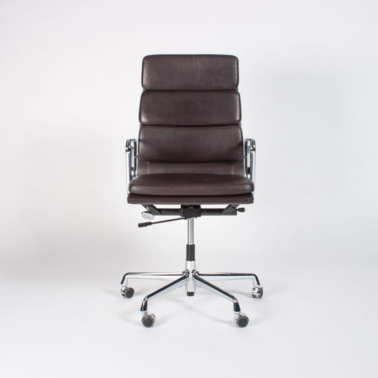 Vitra EA 219 Leder dunkelbraun *Vorbestellung*