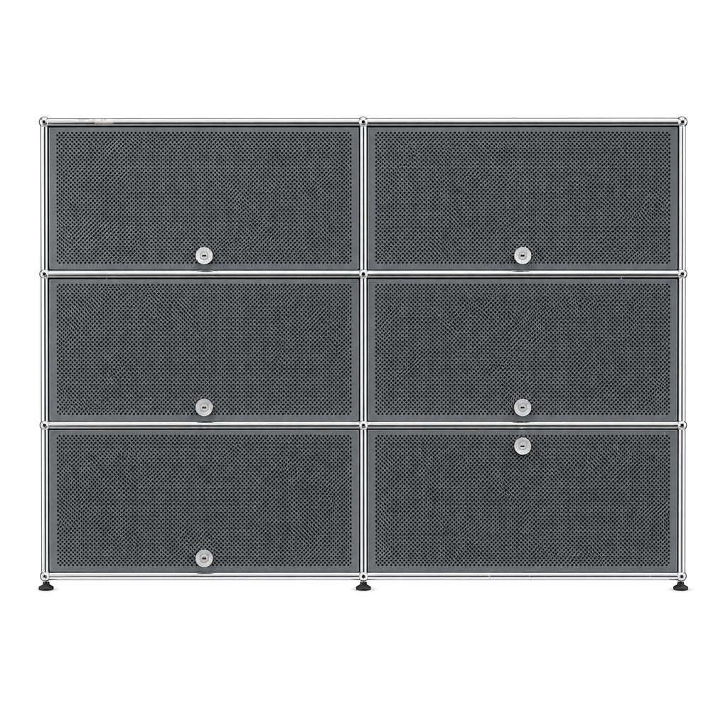 USM Haller Highboard 2x3 anthrazit