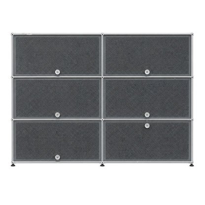 USM Haller Highboard 2x3 anthrazit