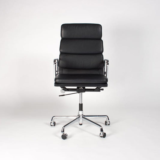 Vitra EA 219 Leder schwarz *Vorbestellung*