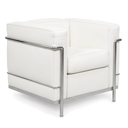 Cassina LC2 Sessel Leder weiß