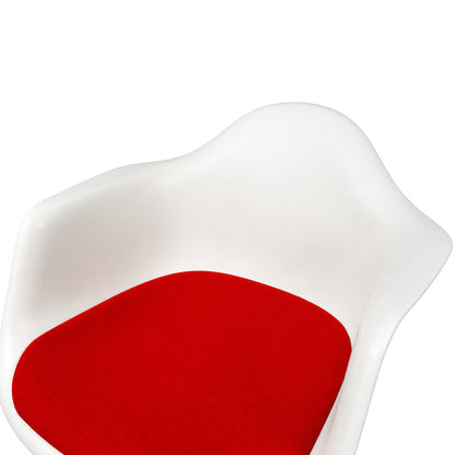 Vitra DAW Eames Plastic Armchair weiß/rot