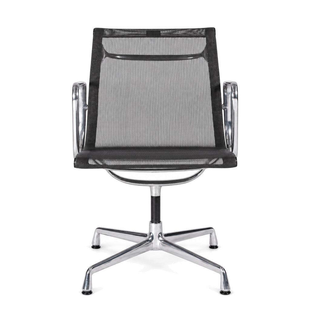 Vitra EA 107 Netz schwarz Chrom