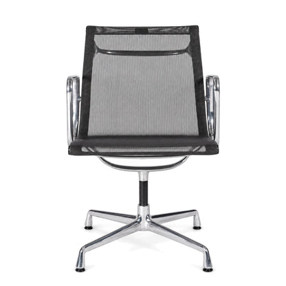 Vitra EA 107 Netz schwarz Chrom