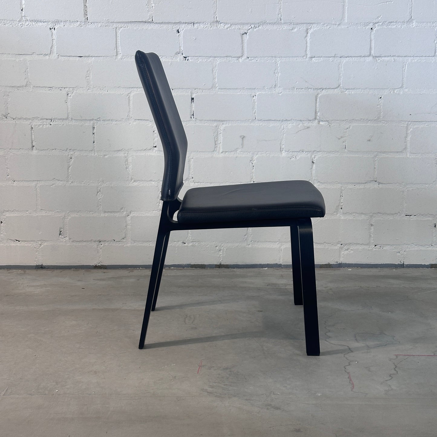 COR Fino Lederstuhl schwarz