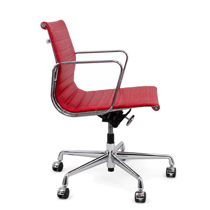 Vitra EA 117 Leder rot Chrom