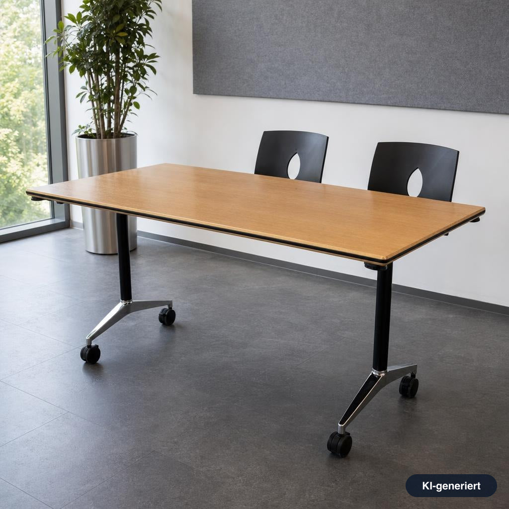 Wilkhahn Time Table Klapptisch Eiche
