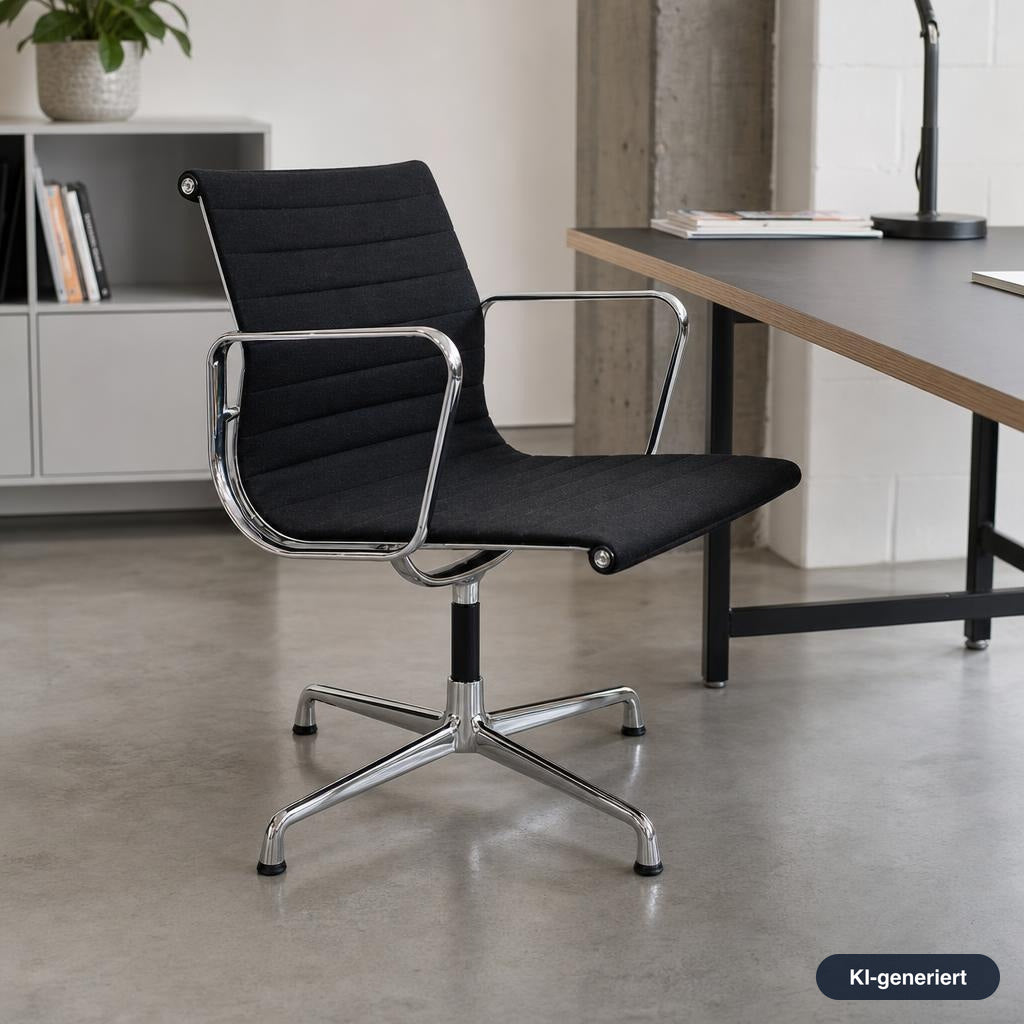 Vitra EA 108 Hopsak schwarz · Chrom