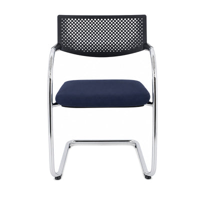 Vitra Visavis 2 dunkelblau / schwarz