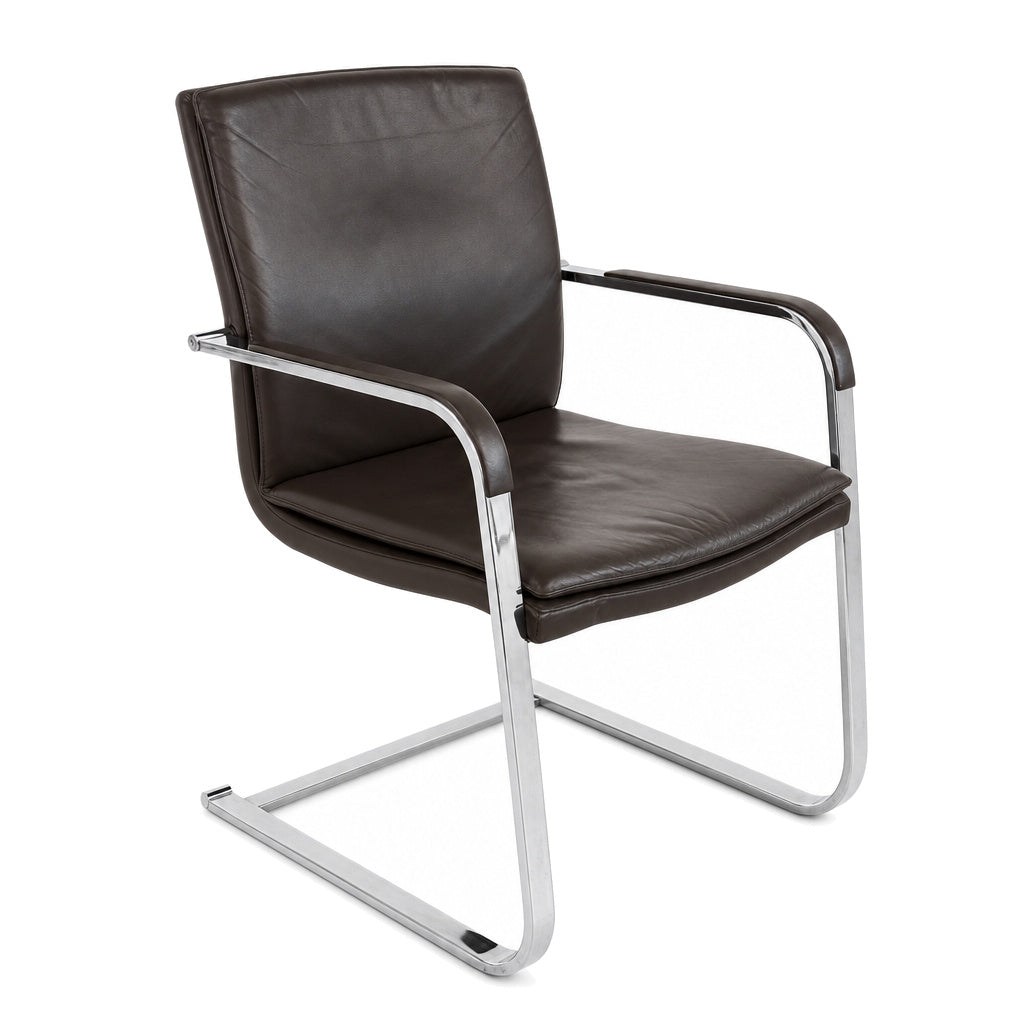 SITAG Freischwinger Leder braun