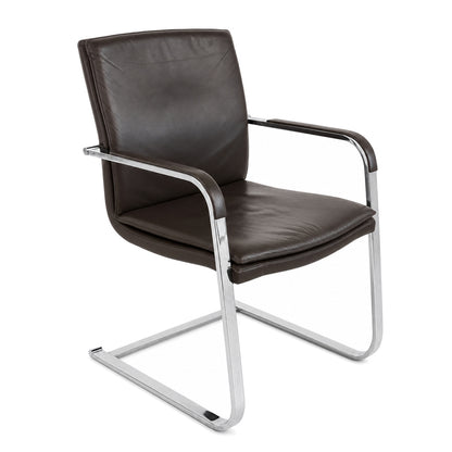 SITAG Freischwinger Leder braun