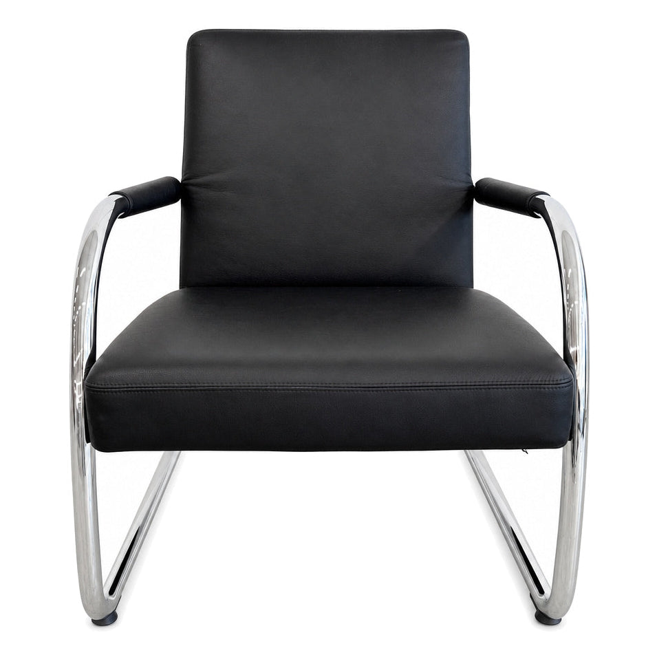 Vitra Visa Lounge Leder schwarz
