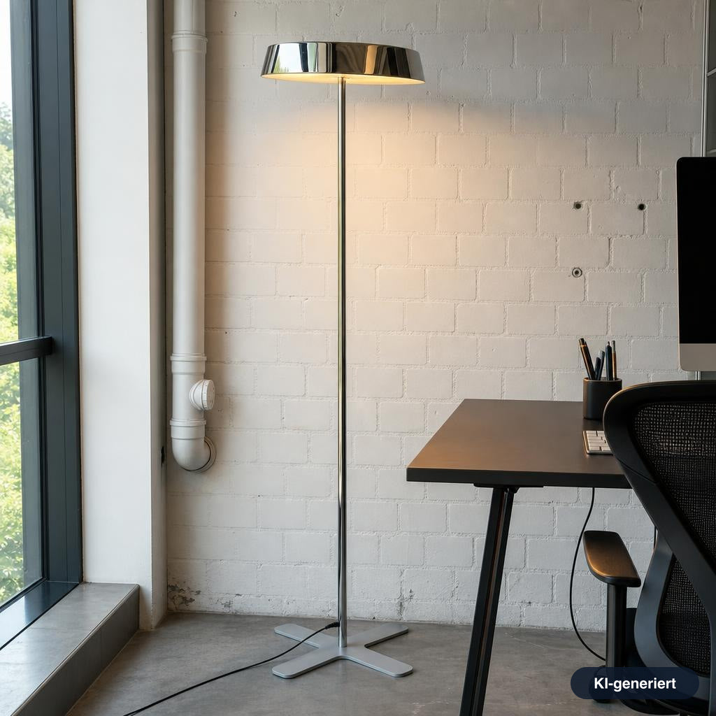 Belux Koi Stehlampe Chrom