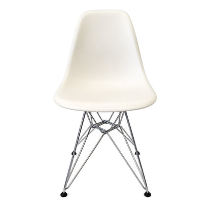 Vitra Eames Plastic Side Chair DSR weiß