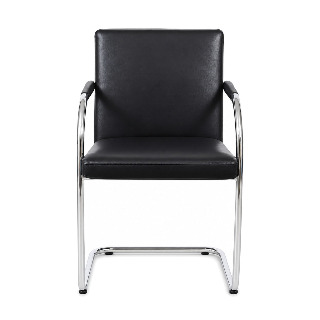 Vitra Visasoft Leder schwarz