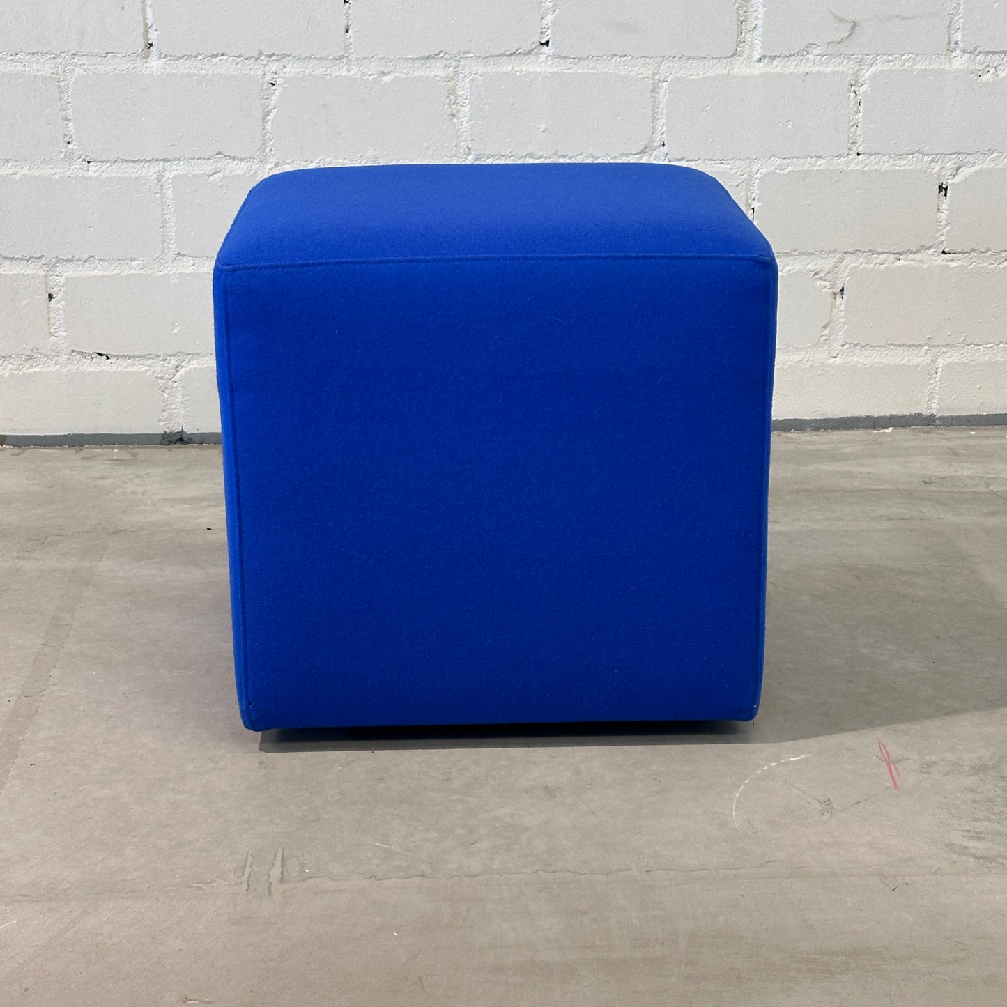 Sitzhocker Stoff 45x45x45 blau