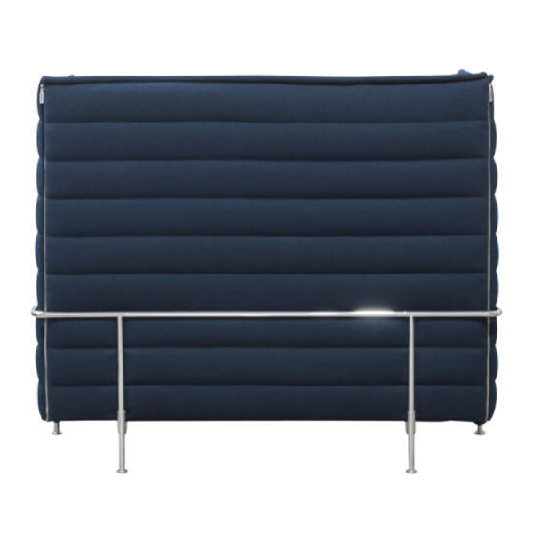 Vitra Alcove Highback 2-Sitzer Sofa dunkelblau