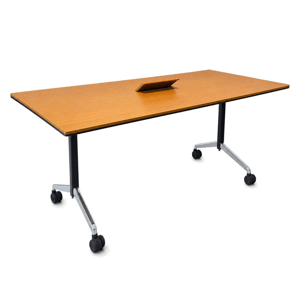 Wilkhahn Time Table Klapptisch Eiche mit Klappe