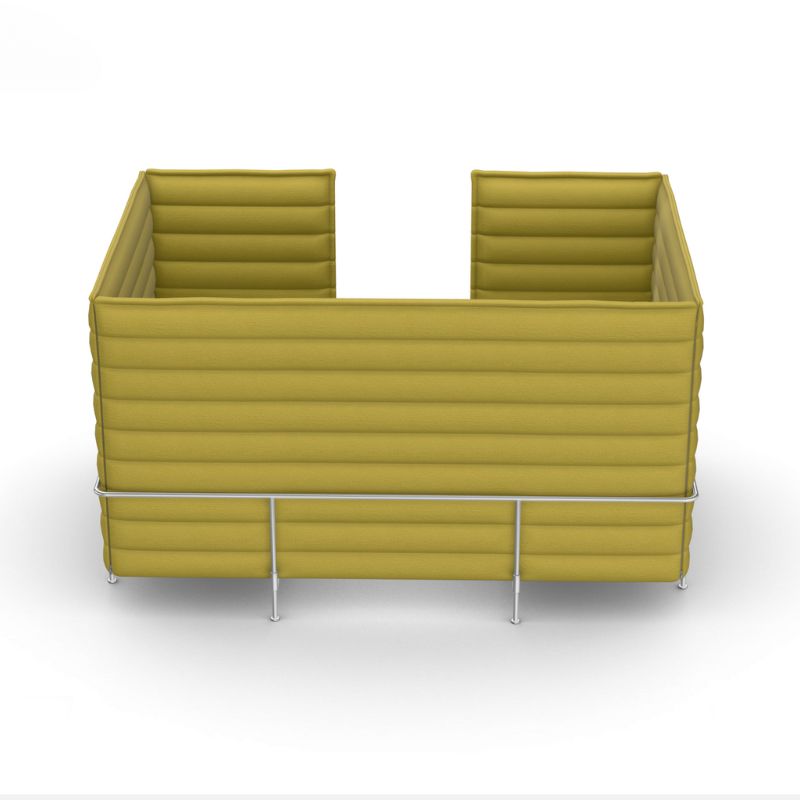 Vitra Alcove Cabin 2-Sitzer Highback grün Avocado